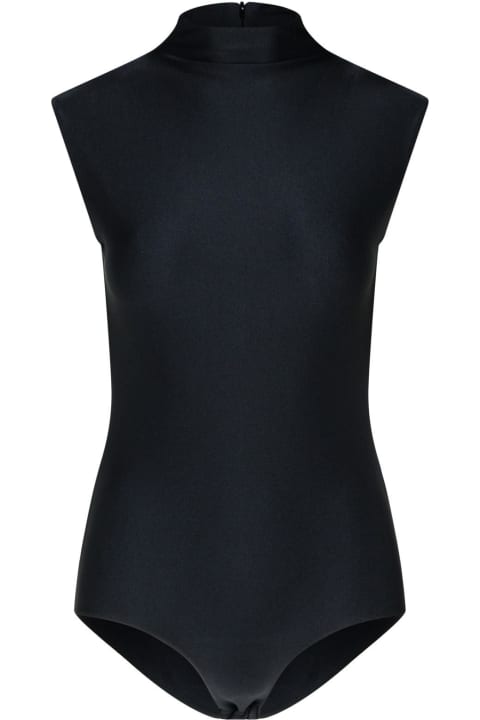 SportMax Topwear for Women SportMax 'cristin' Black Polyamide Blend Bodysuit