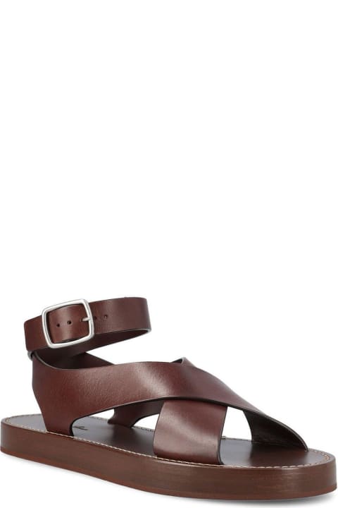 Loro Piana Sandals for Women Loro Piana Sumie Crossed Strap Sandals