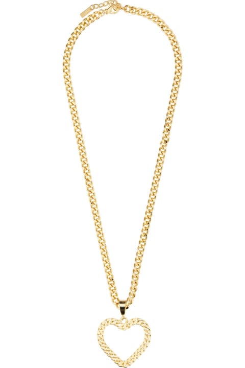 ウィメンズ Moschinoのネックレス Moschino Chain Heart Necklace