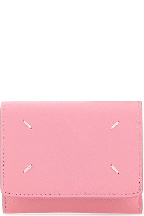 Maison Margiela for Women Maison Margiela Pink Leather Wallet