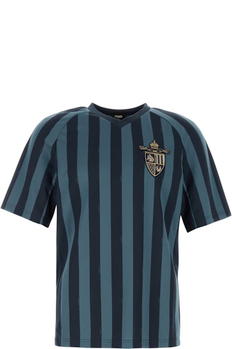 Fendi Sweaters for Women Fendi Crest T-shirt