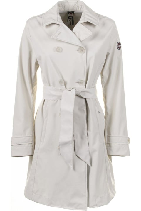 Coats & Jackets for Women Colmar Logo-patch Double-breasted Belted Trench Coat