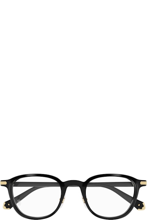 Cartier Eyewear for Kids Cartier Eyewear Cartier Ct0560o Première De Cartier 001 Black Glasses