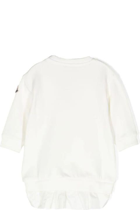 Topwear for Baby Girls Moncler Moncler New Maya Sweaters White