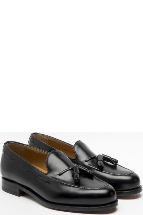 Berwick 1707 Loafers & Boat Shoes for Men Berwick 1707 Black Leather Tassel Loafer