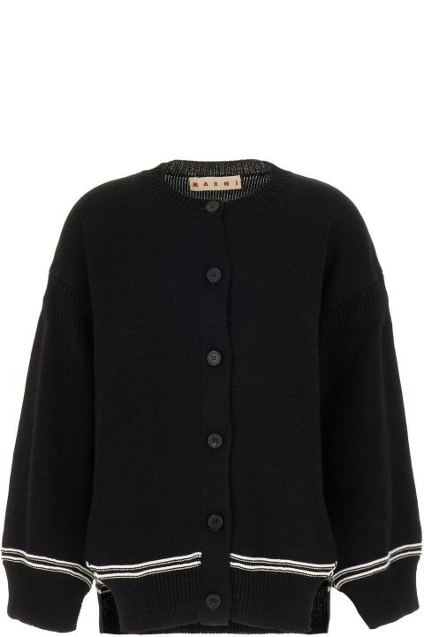 Marni Sweaters for Women Marni Buttoned Oversized-fit Cardigan
