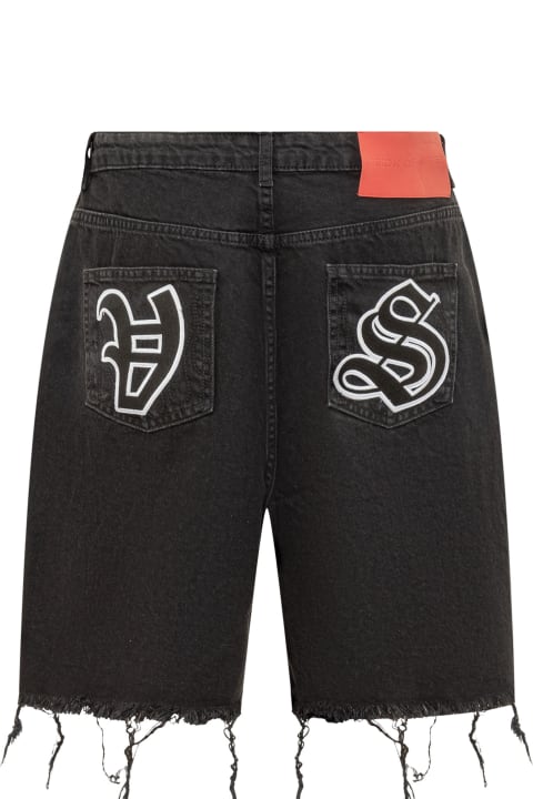 Fashion for Men Vision of Super Gotic Patch Shorts