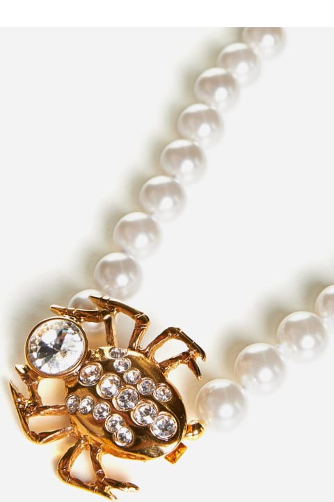 Jewelry for Women Alessandra Rich Spider Pearl Necklace