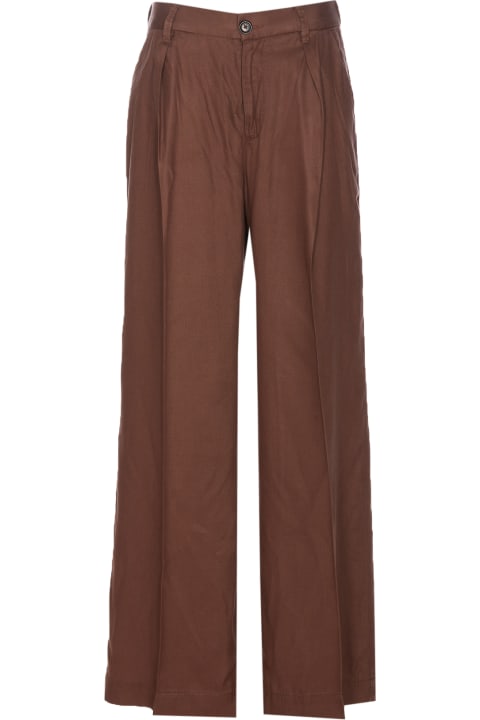 Fashion for Women Pinko Wide Leg Lyocell Pants