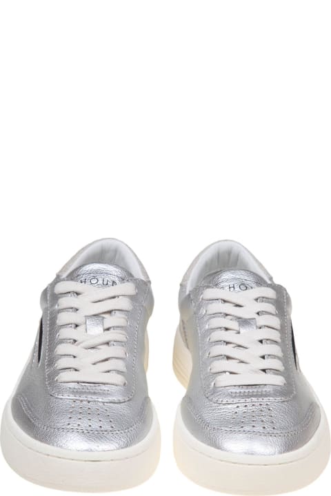 Shoes Sale for Women GHOUD Lido Low Sneakers In Silver Leather