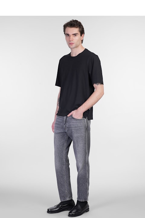 Lardini for Men Lardini Jeans In Black Denim