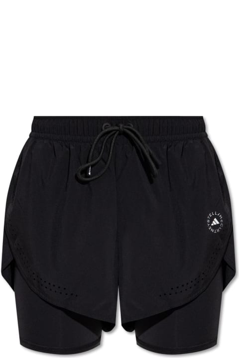 Two-layered Shorts With Logo