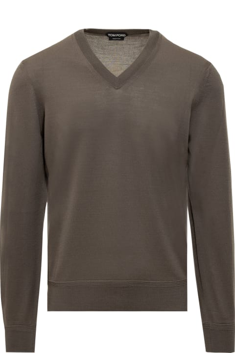 Sweaters for Men Tom Ford Merino Wool Pullover
