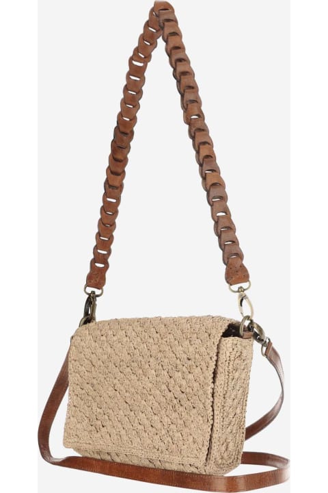 Ibeliv for Women Ibeliv Sonia Bag In Raffia And Leather