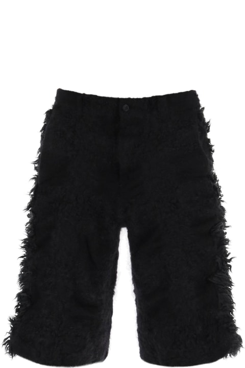 Fashion for Men Comme Des Garçons Homme Plus Fur-effect Knitted Shorts