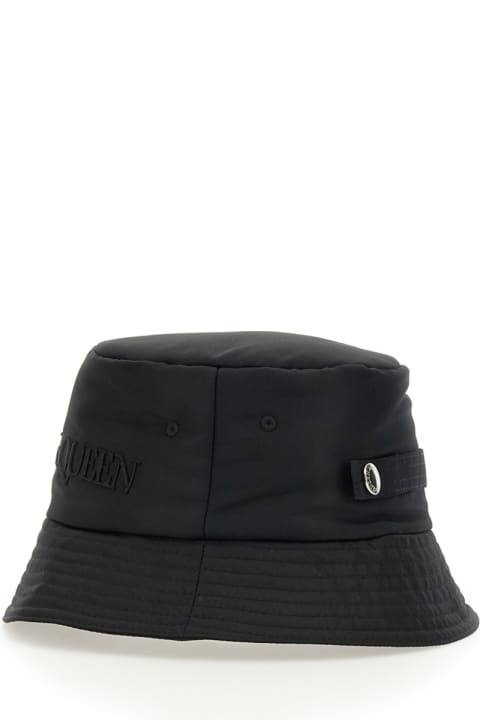 Alexander McQueen Hats for Women Alexander McQueen Bucket Hat With Logo