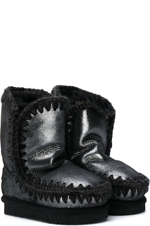 Mou Shoes for Girls Mou Black Girls Boots