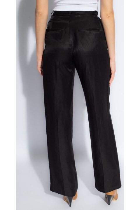 ウィメンズ Anine Bingのパンツ＆ショーツ Anine Bing 'carrie' High-waisted Trousers