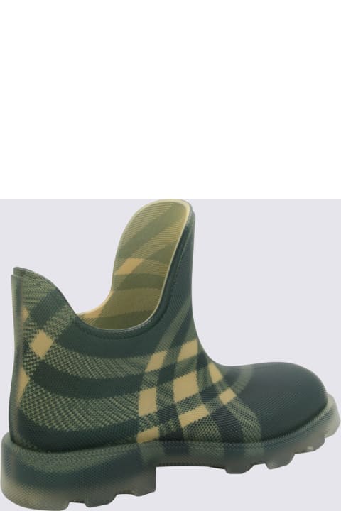メンズ Burberryのスニーカー Burberry Green Marsh Boots