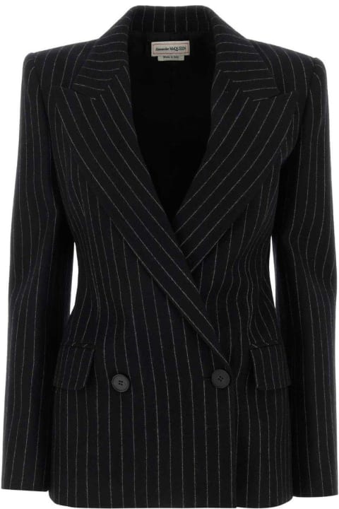 Alexander McQueen Coats & Jackets for Women Alexander McQueen Double-breasted Tailored Blazer