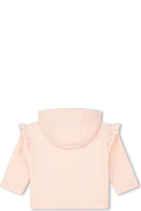 Chloé Topwear for Baby Girls Chloé Jacket With Embroidery