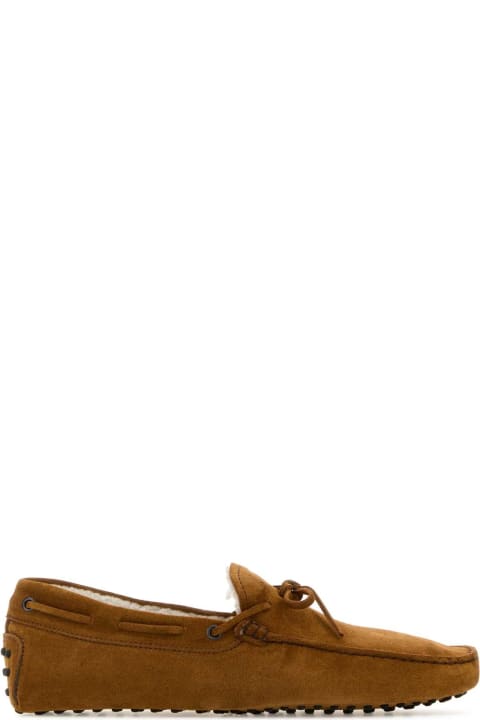 Tod's for Men Tod's Camel Suede Loafers