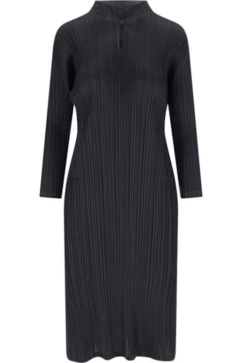 Pleats Please Issey Miyake for Women Pleats Please Issey Miyake 'january' Pleated Midi Dress