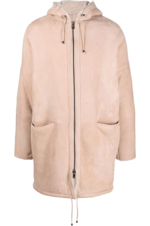 Giorgio Brato Coats & Jackets for Men Giorgio Brato Sheepskin Parka With Hood