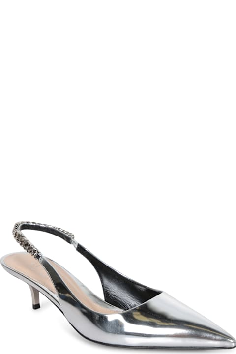 Gucci Sandals for Women Gucci Silver Slingback Signoria Sandal