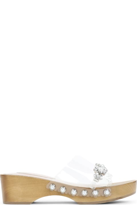 Simone Rocha for Kids Simone Rocha Scalopped Wooden Clog