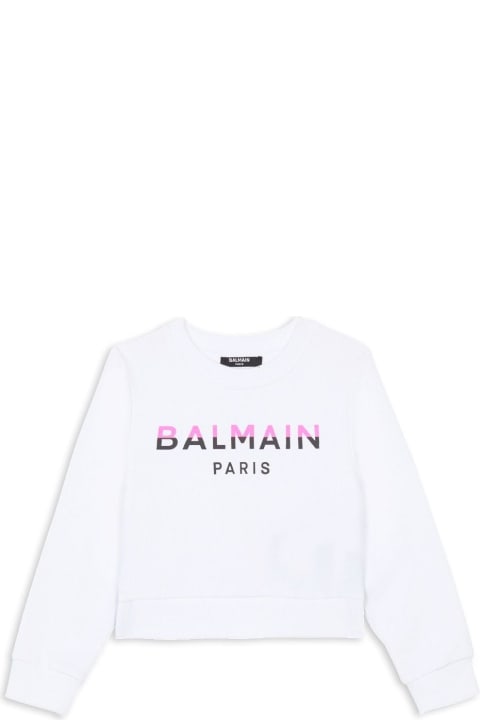 Balmain Topwear for Girls Balmain Sweatshirt With Print