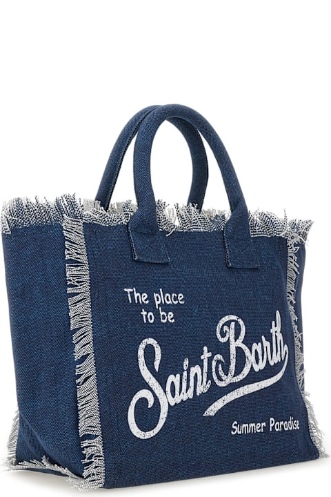 MC2 Saint Barth for Women MC2 Saint Barth Logo Print Shopper Bag
