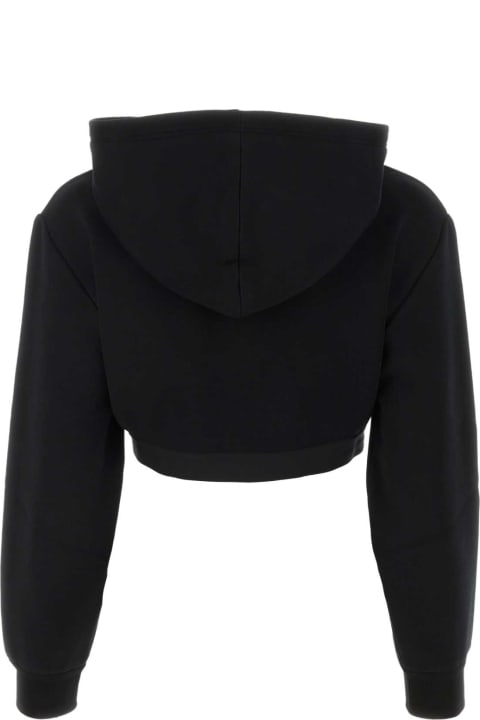 Prada for Women Prada Black Stretch Cotton Blend Sweater