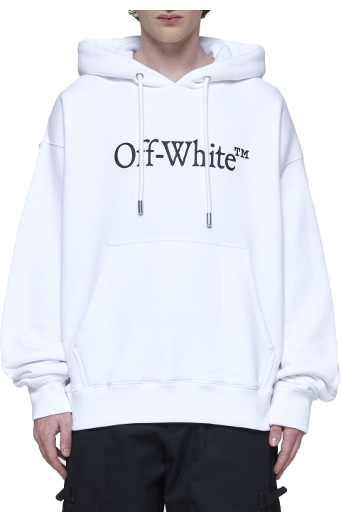 Sweaters for Men Off-White Big Bookish Skate Hoodie