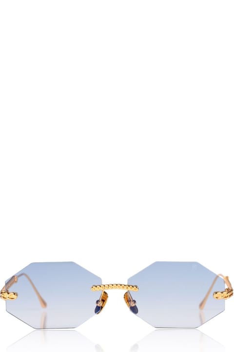 Anna-Karin Karlsson Eyewear for Men Anna-Karin Karlsson Chain Nest Sun - Octagonalgold Blue