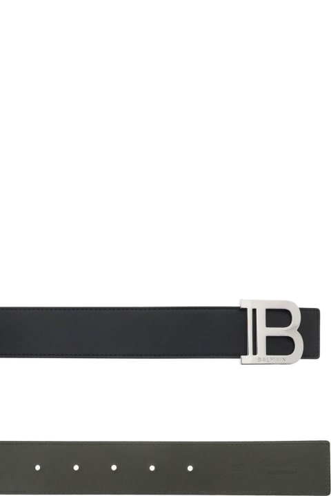 メンズ アクセサリー Balmain Reversibile B-belt