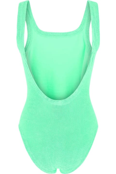 Swimwear for Women Hunza G Fluo Green Stretch Nylon Swimsuit