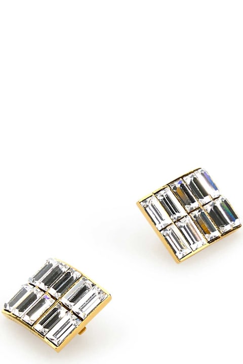 Alessandra Rich Jewelry for Women Alessandra Rich Embellished Metal Earrings