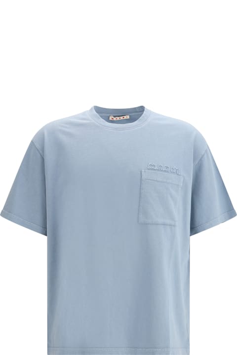 インテリア Marni Cotton Jersey T-shirt With Chest Pocket