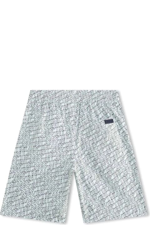 Bottoms for Boys Lanvin Shorts With Logo Pattern