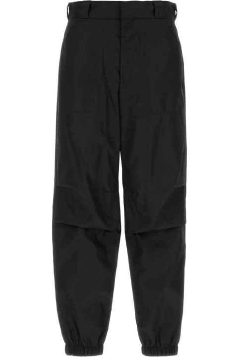 Re-Nylon cargo shorts in black - Prada