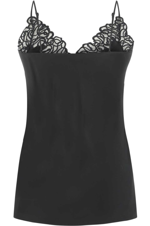Underwear & Nightwear for Women Stella McCartney Black Satin Cami Top