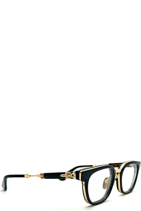 Chrome Hearts Eyewear for Men Chrome Hearts Duck Butter - Black / Gold Rx Glasses