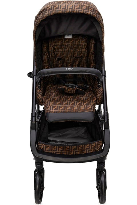 Fendi Bodysuits & Sets for Baby Boys Fendi All-over Ff Printed Stroller