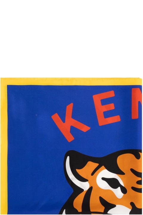 Kenzo Scarves & Wraps for Women Kenzo Logo Printed Scarf