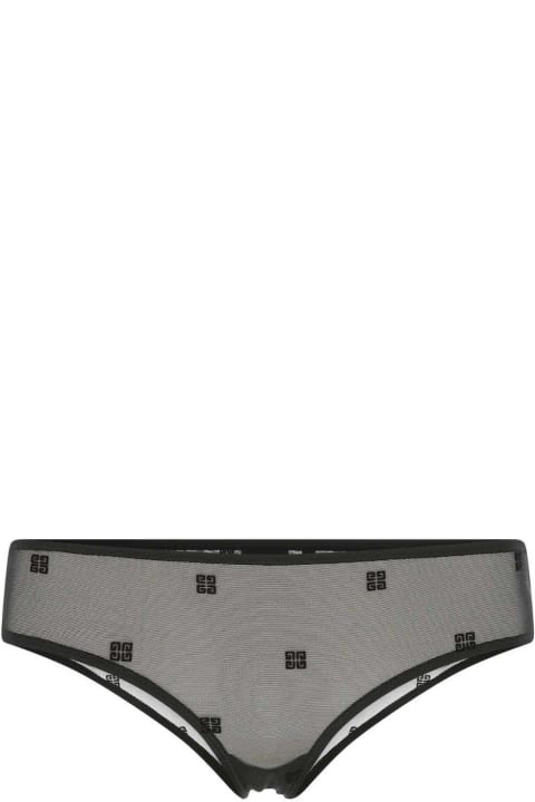 Underwear & Nightwear for Women Givenchy 4d Logo Motif Velvet Briefs
