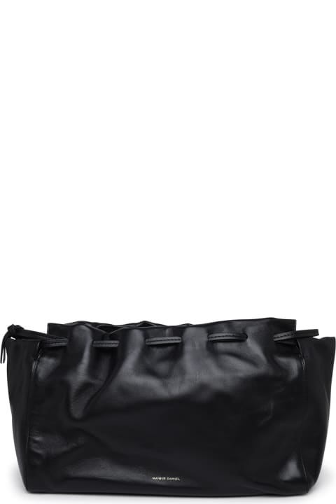 Mansur Gavriel Shoulder Bags for Women Mansur Gavriel 'bloom' Black Leather Crossbody Bag