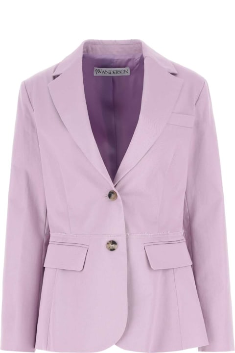 J.W. Anderson Coats & Jackets for Women J.W. Anderson Lilac Stretch Cotton Blazer