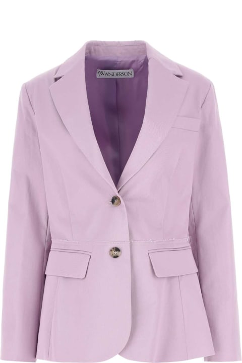 Homeware J.W. Anderson Lilac Stretch Cotton Blazer