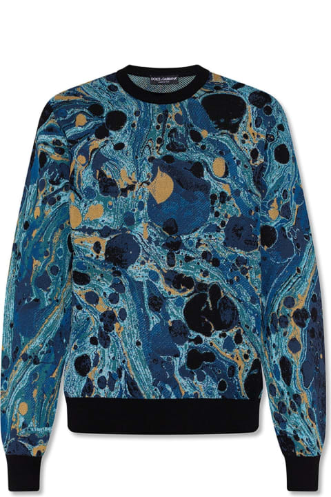 メンズ Dolce & Gabbanaのフリース＆ラウンジウェア Dolce & Gabbana Patterned Sweater